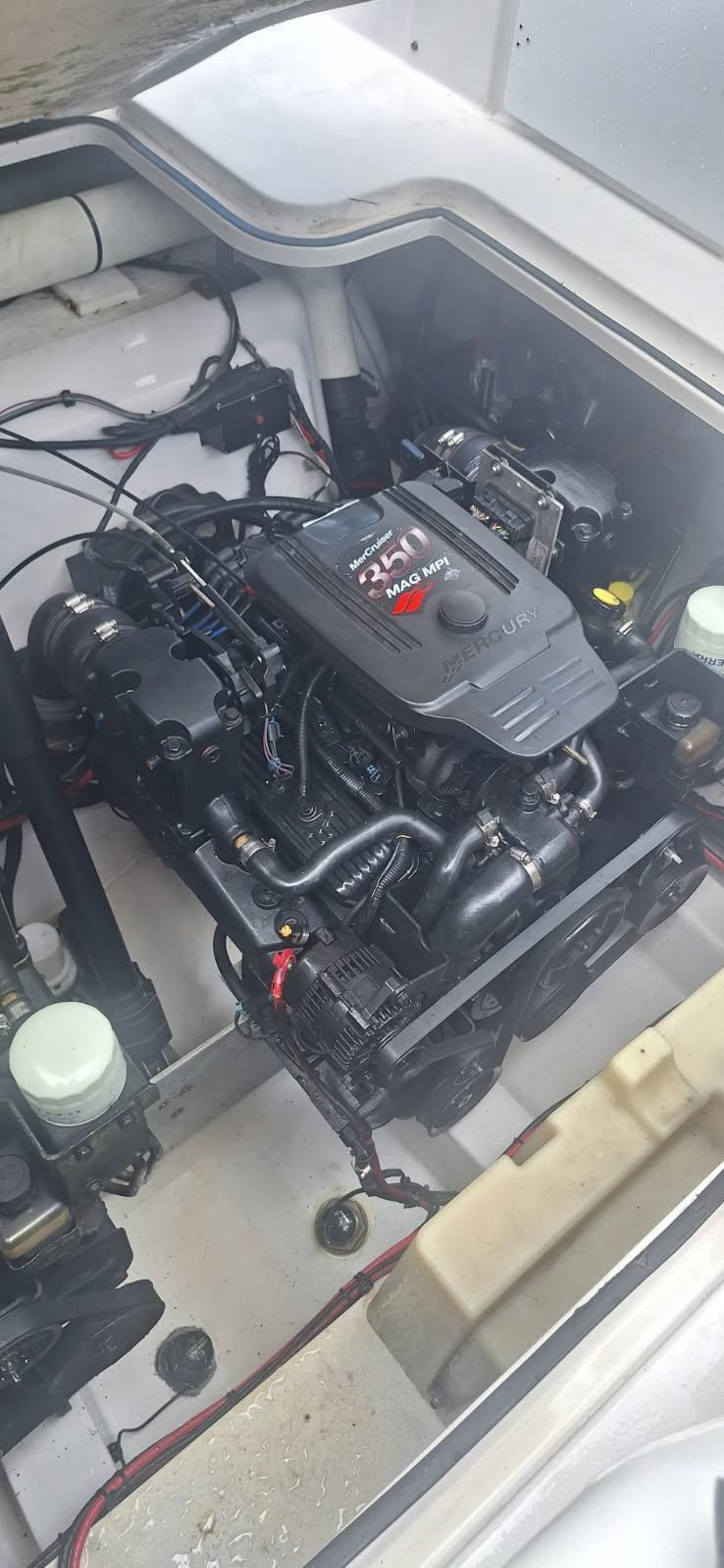 Engine close-up — 350 MAG MPI